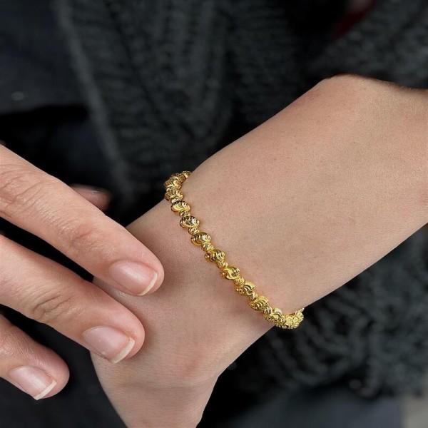 Dorika Toplu 22 Ayar Altın Bileklik