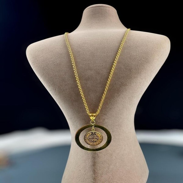 22 Ayar Altın Halka ve Tuğra Model