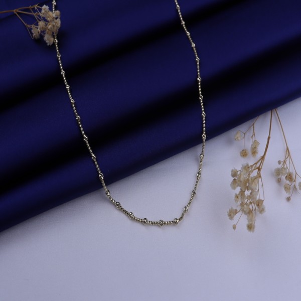 POPKORN ZİNCİR DORİKA KOLYE