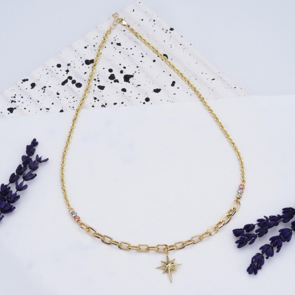 KUTUP YILDIZI HALAT KOLYE