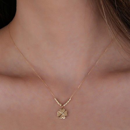 4 YAPRAK YONCA KOLYE