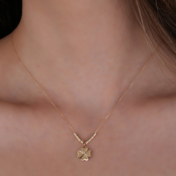 4 YAPRAK YONCA KOLYE