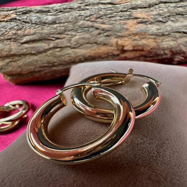 MİNİ KALIN HALKA KÜPE