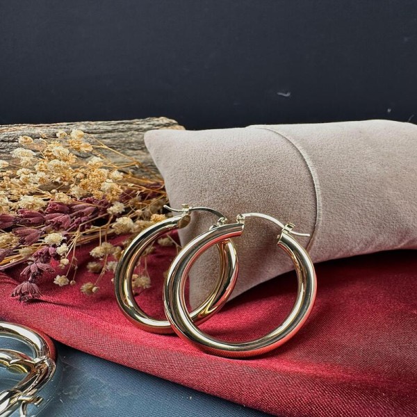 KALIN ZARİF HALKA KÜPE