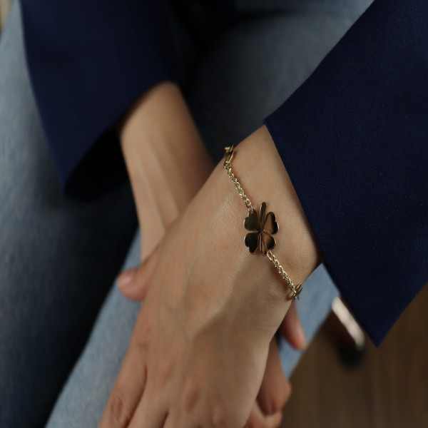 SONSUZLUK FİGÜRLÜ YONCA BİLEKLİK