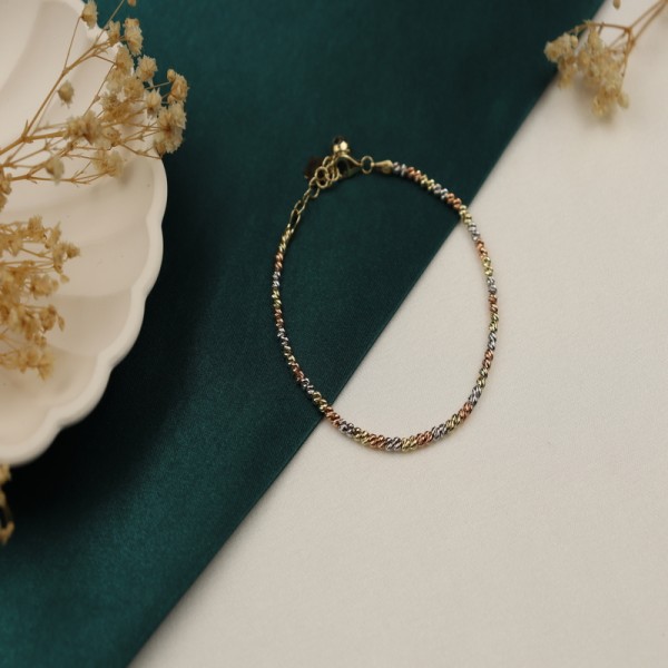 ÜÇ RENK ALTIN BİLEKLİK