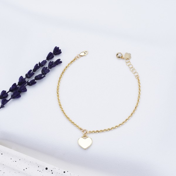 KALP CHARM HALAT ZİNCİR BİLEKLİK